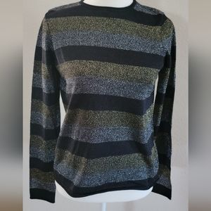 Who What Wear Small Multi Color Metallic Shirt‎